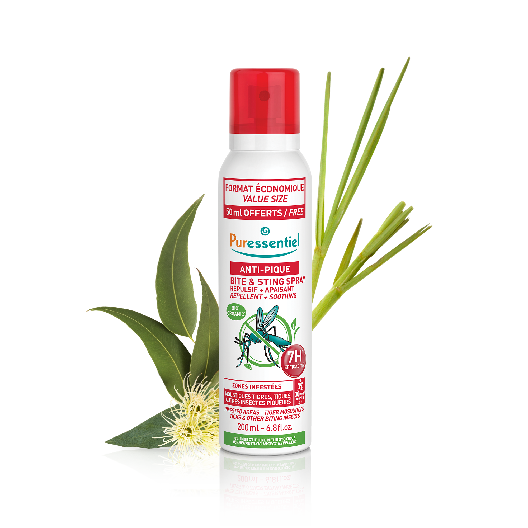 Bite & Sting Spray Repellent + Soothing