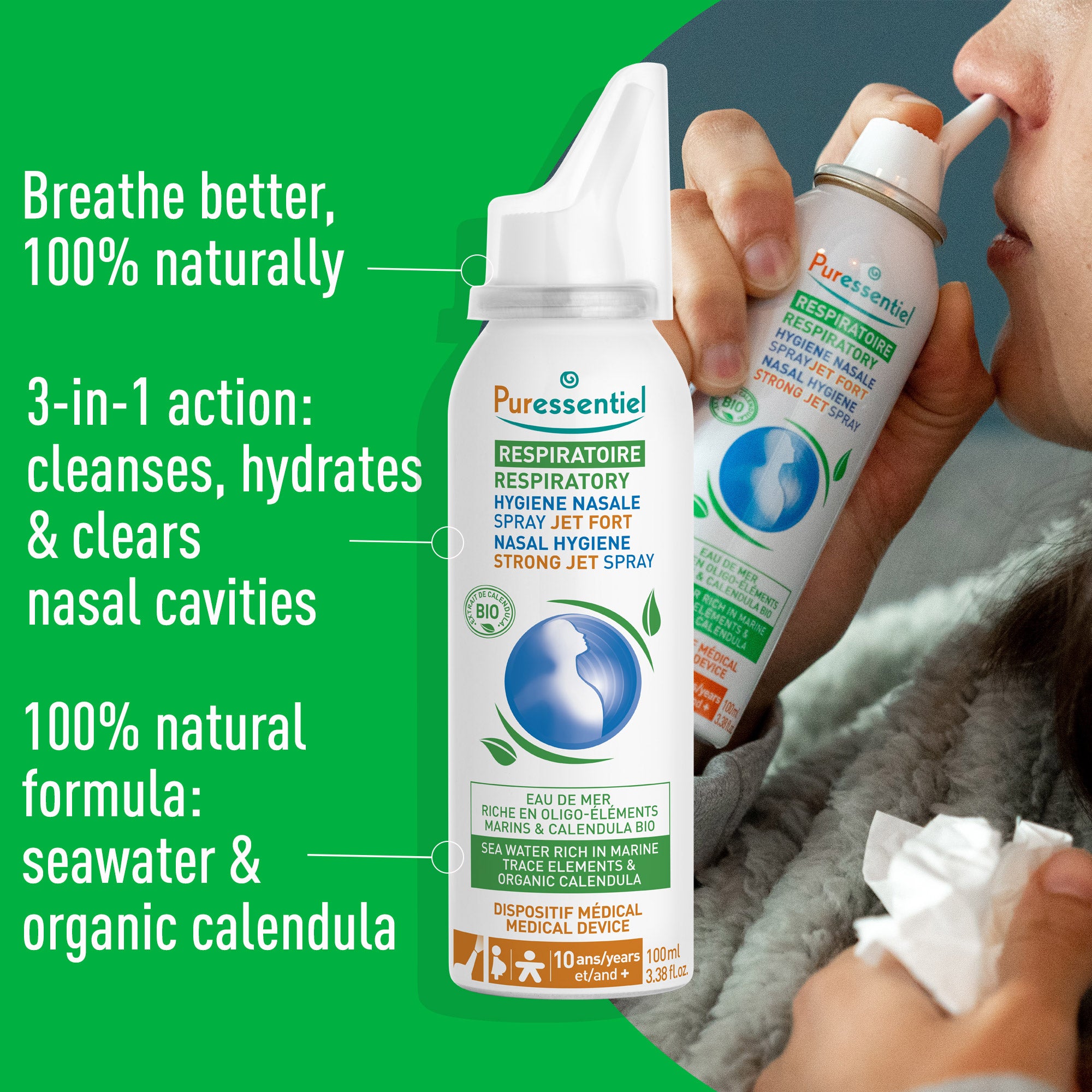 Respiratory Nasal Hygiene Strong Jet Spray