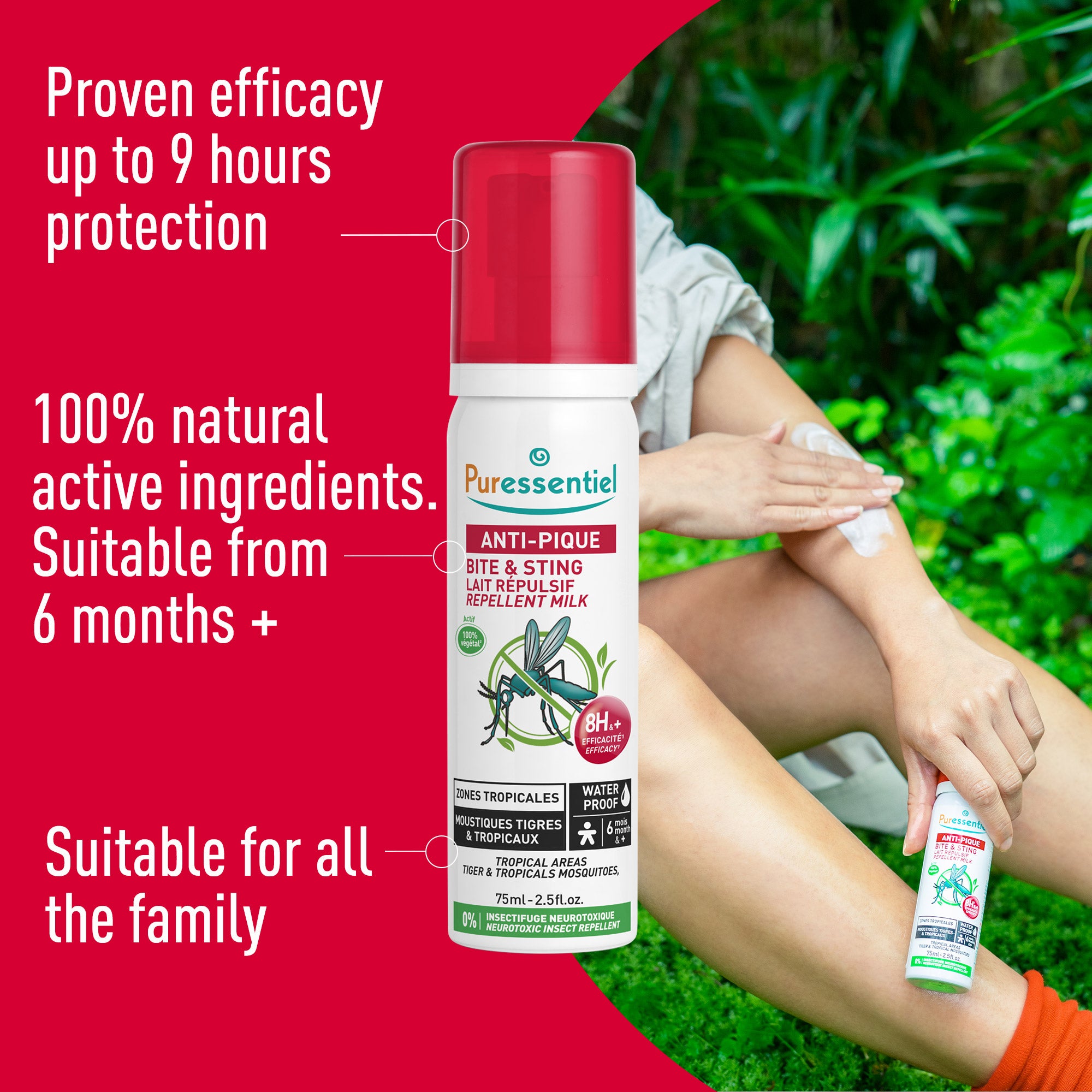 Bite & Sting Waterproof Repellent Milk