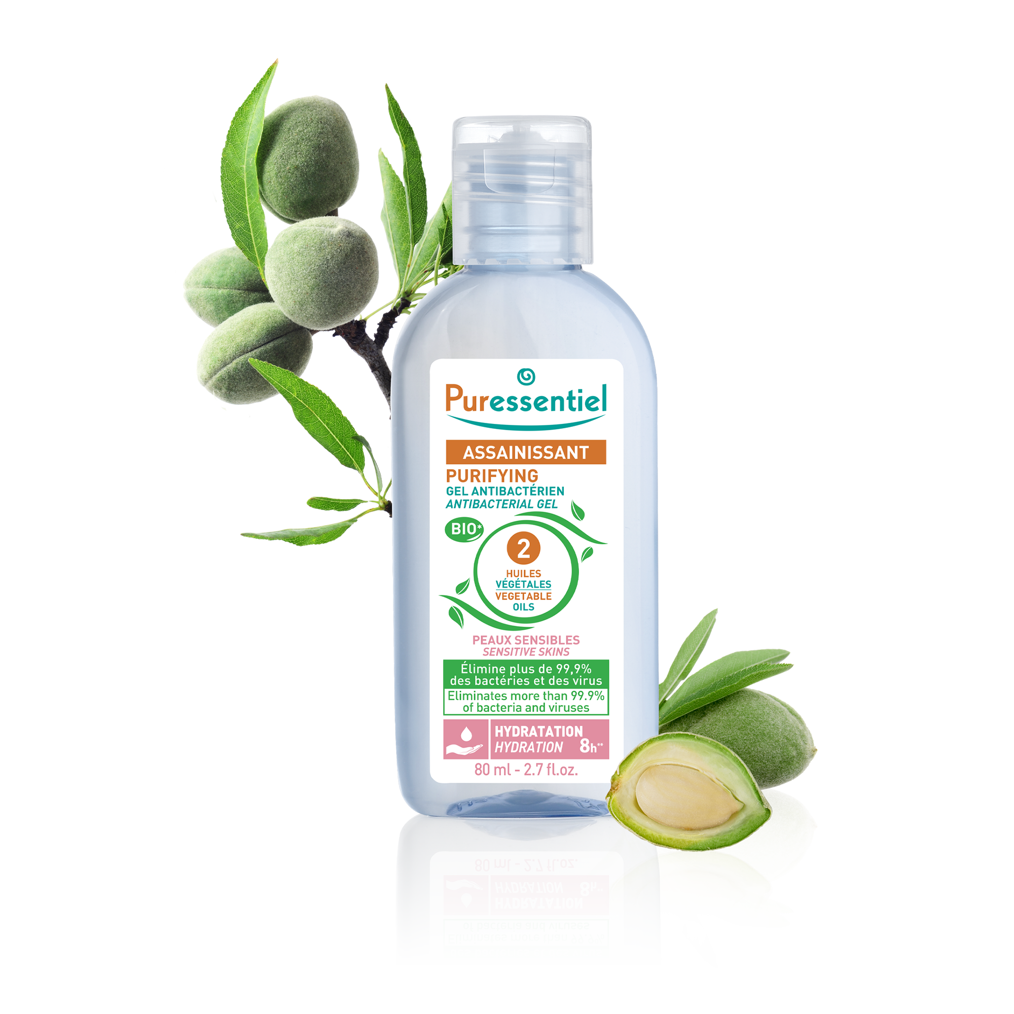 Purifying Antibacterial Gel Sensitive Skins