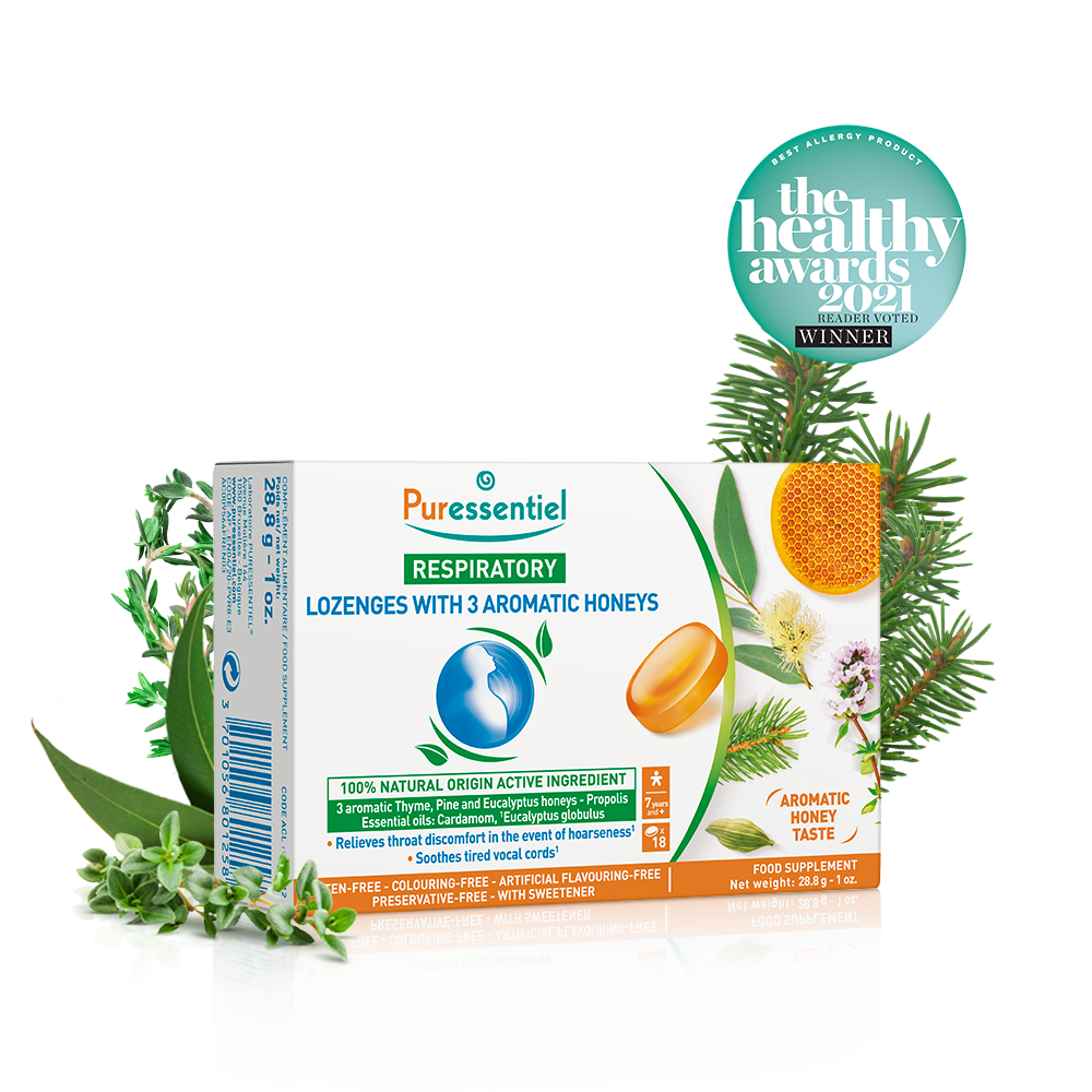 Respiratory Lozenges with 3 Aromatic Honeys