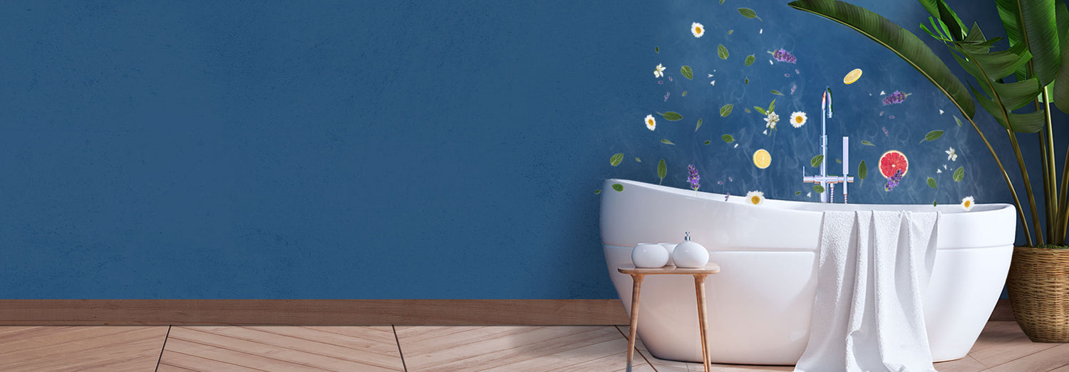 Immerse yourself in a treatment bath with essential oils