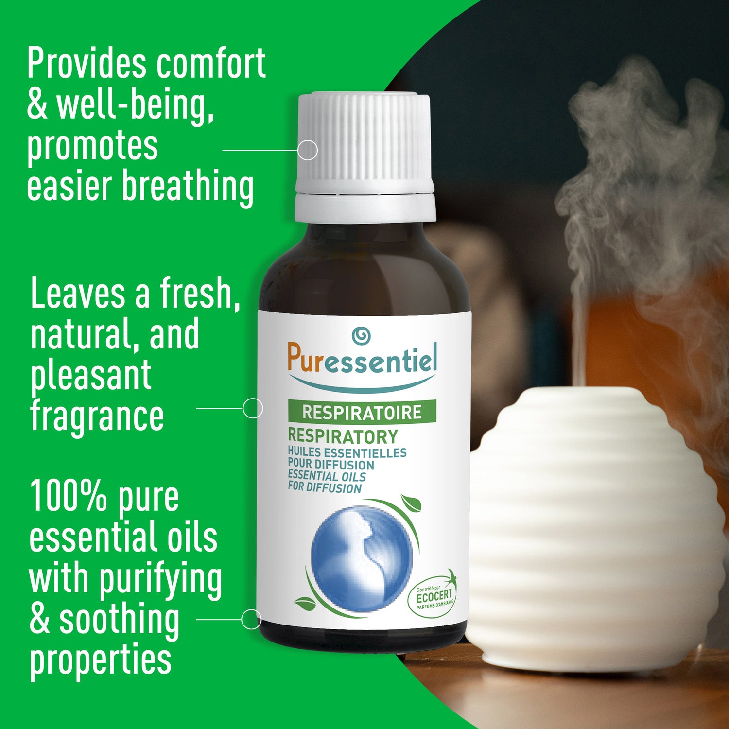 Essential Oils For Diffusion Respiratory Blend