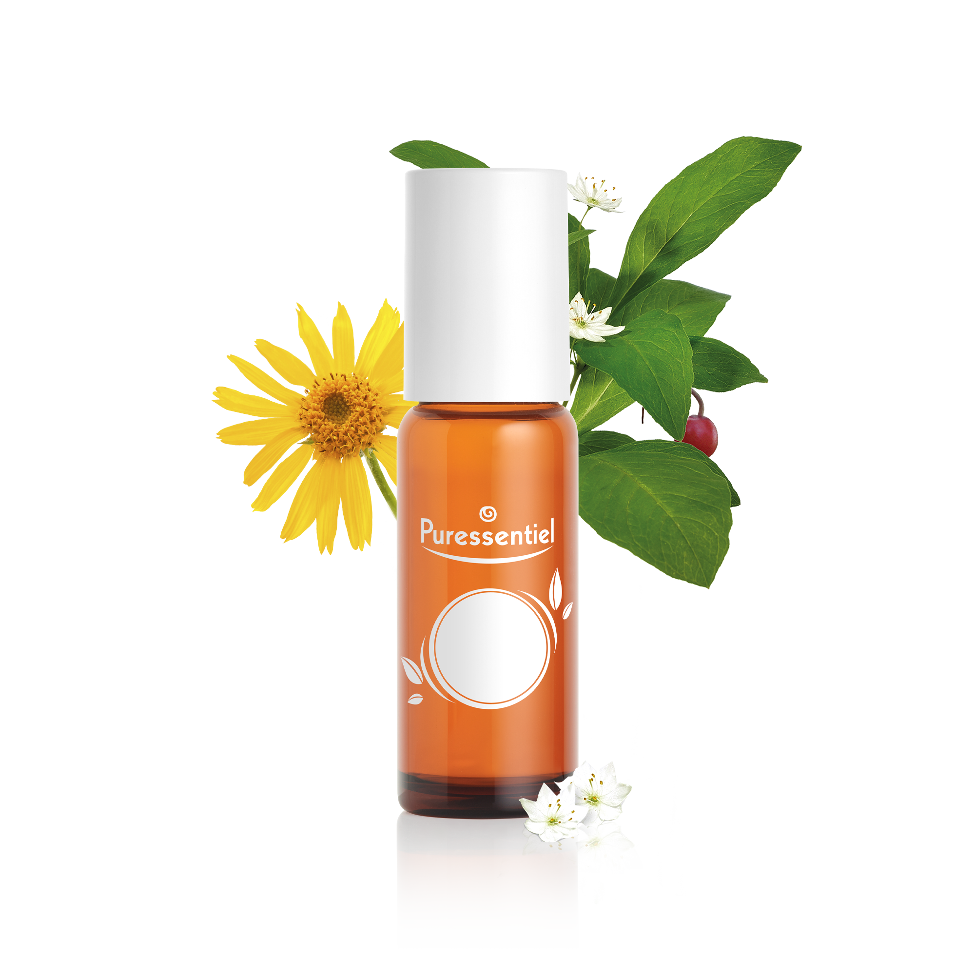 Empty 10ml glass roller bottle