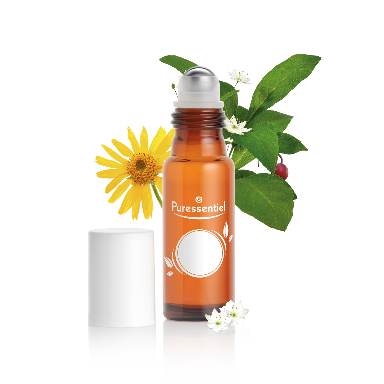 Empty 10ml glass roller bottle