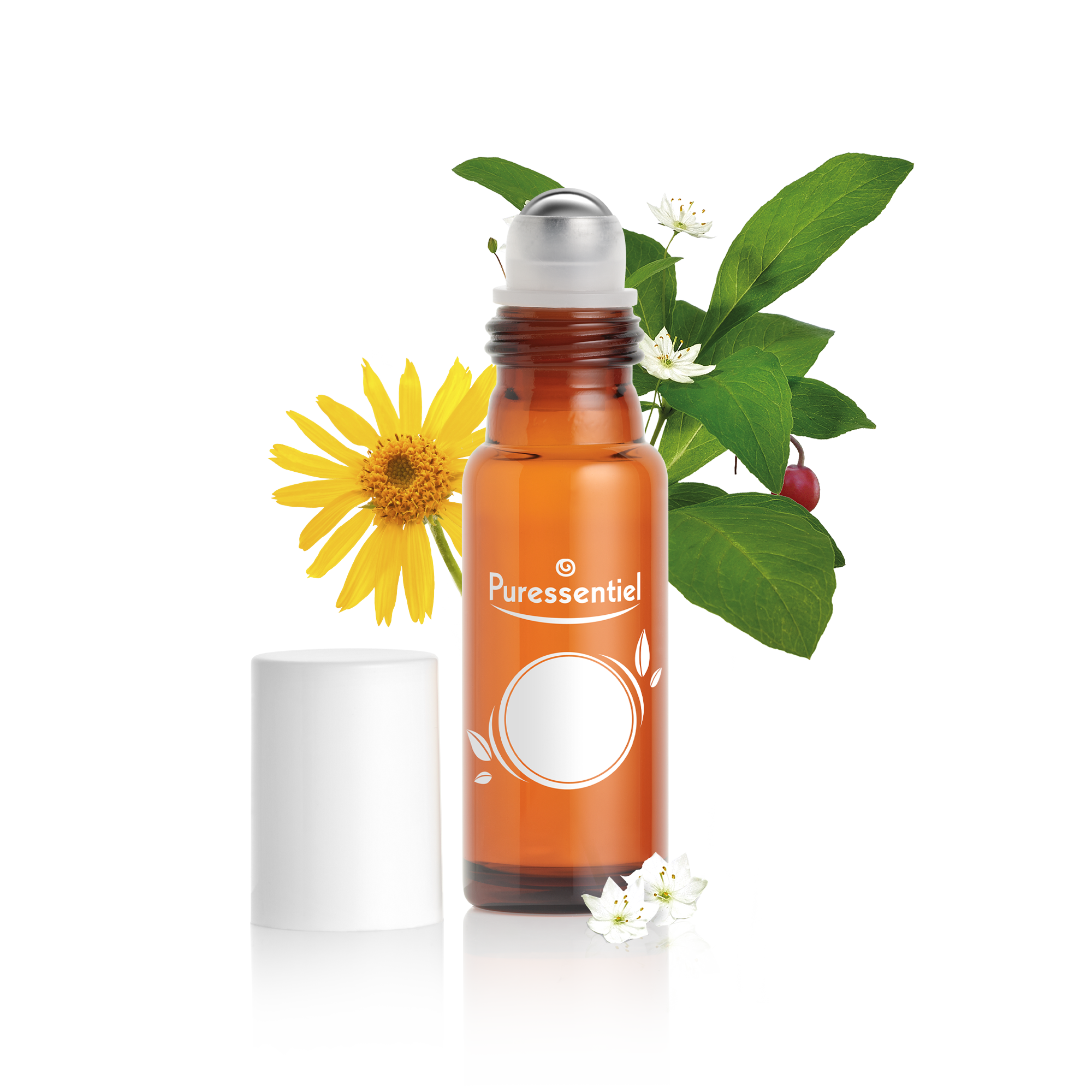 Empty 10ml glass roller bottle