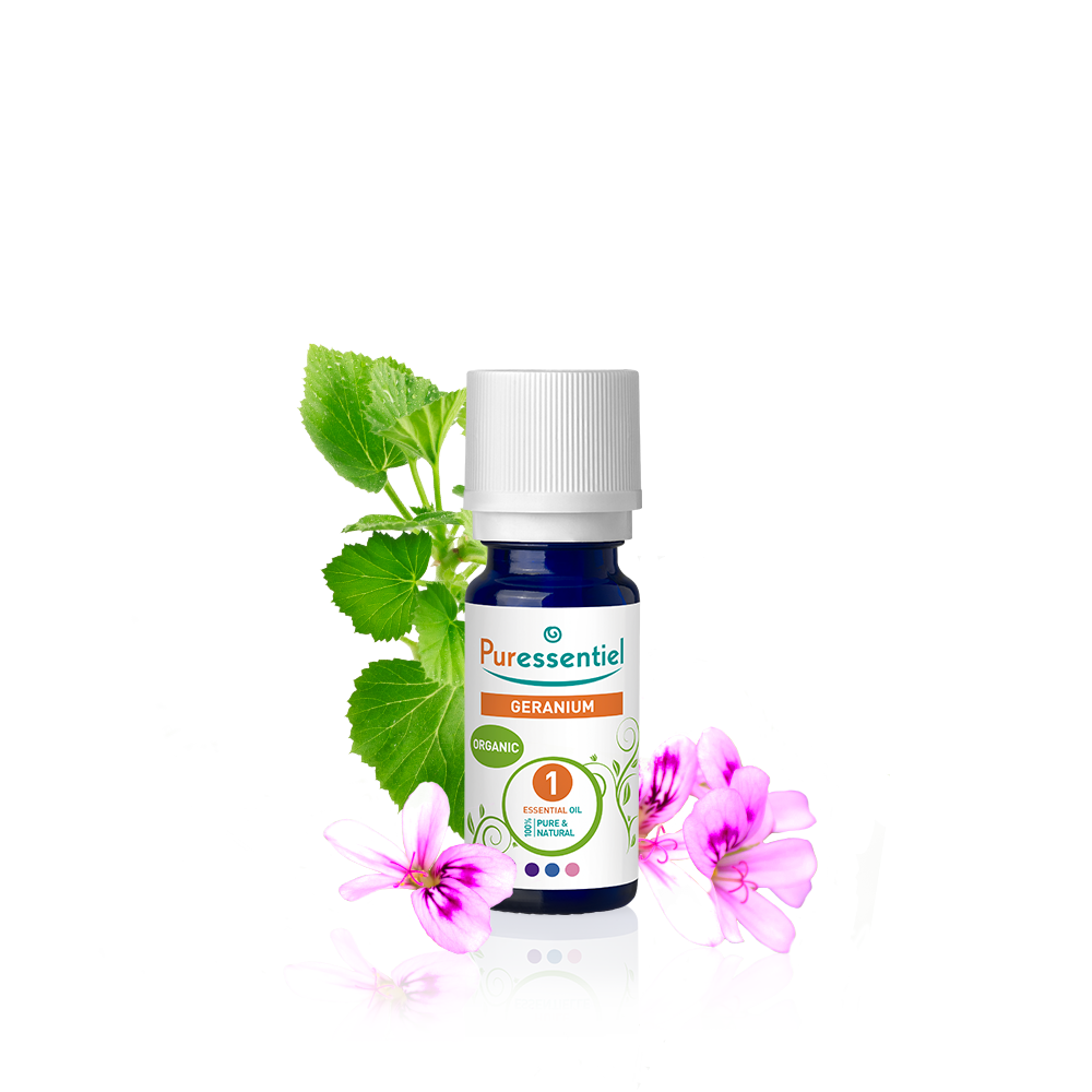 Organic Geranium Essential Oil Puressentiel