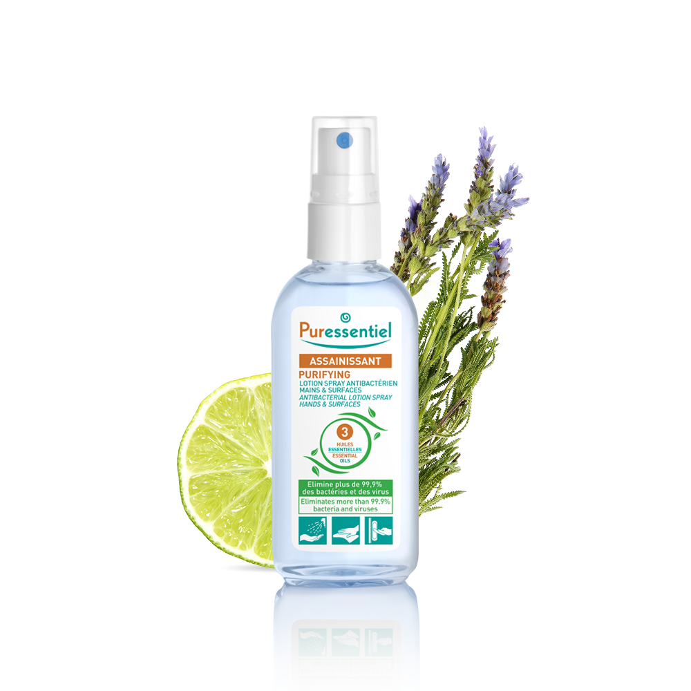 Purifying Antibacterial Lotion Spray Hands & Surfaces
