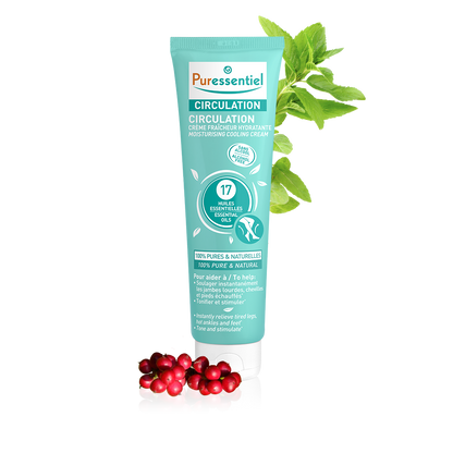 Puressentiel Circulation Moisturising Cooling Cream 